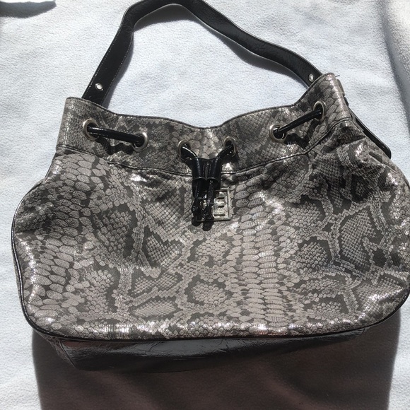 (Express black snake print cinched) - Picture 3 of 4